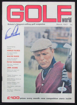 Arnold Palmer Signed/Autographed March 1967 Golf