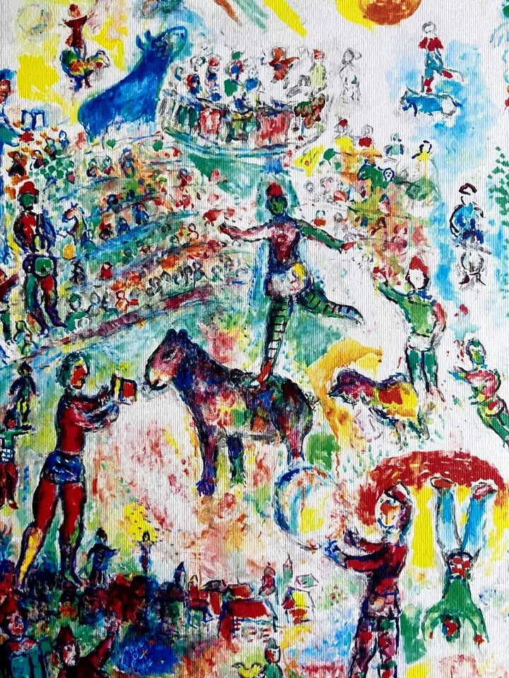 Marc Chagall Lithograph Coa Signed Hand Numbered Limited ,