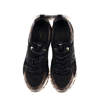 Louis Vuitton Women'S Run Away Sneakers Mesh With Monogram Canvas And Suede