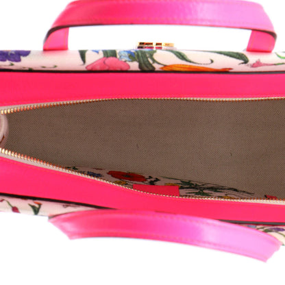 Gucci Convertible Tote Flora Canvas Medium