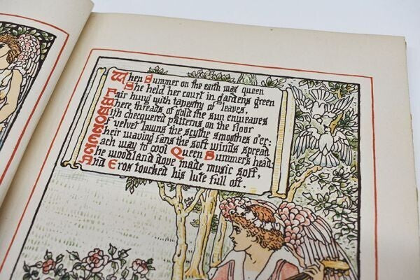 Walter Crane "Queen Summer Or The Journey Of The Lily And The Rose" 1891 English