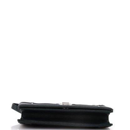 Christian Dior Diorama Flap Bag Grained Calfskin Large
