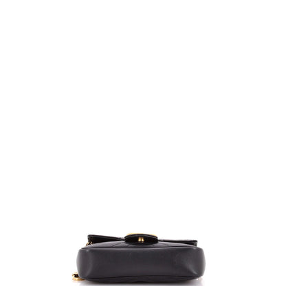 Gucci Gg Marmont Flap Bag Matelasse Leather Super Mini