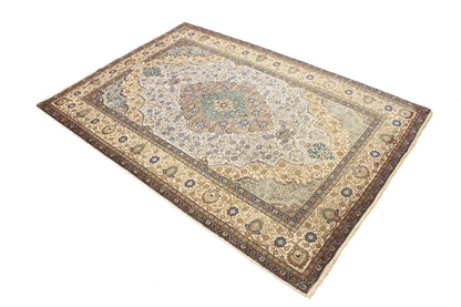 Semi-Antique Traditional Oriental Rug Muted