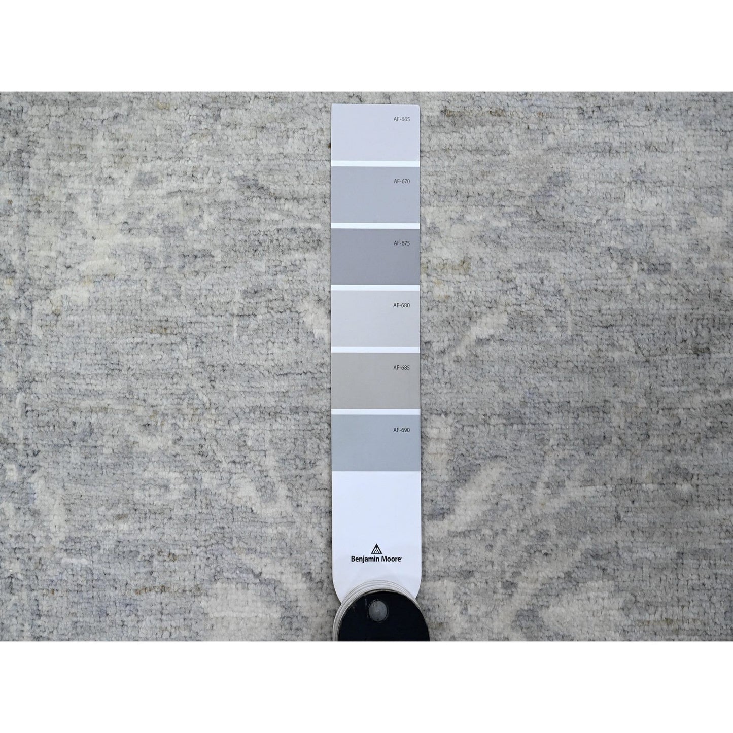 2'5"X17'10" Harbor Gray Natural Dyes Fine Peshawar Xl Runner Oriental Rug