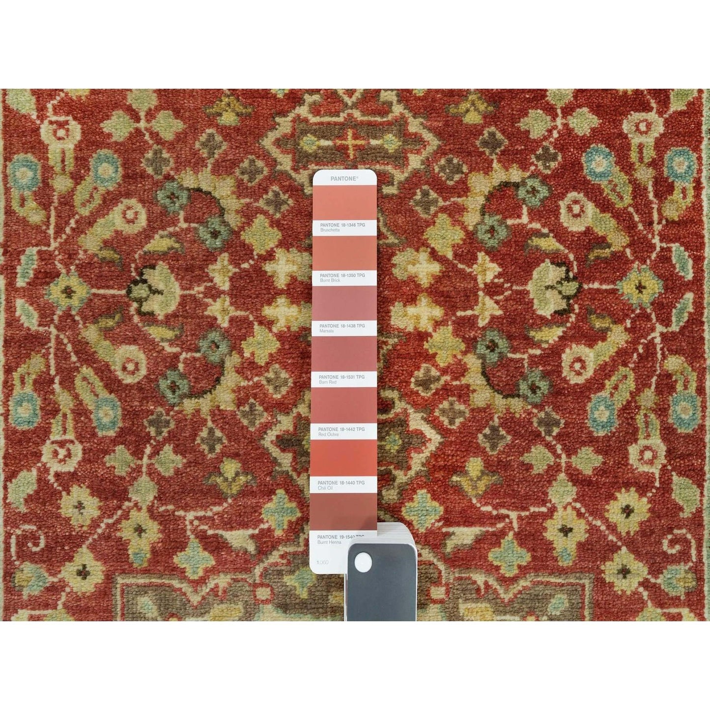 2'7"X18' Red Antiqued Haji Jalili Design Hand Knotted Wool Xl Runner Rug