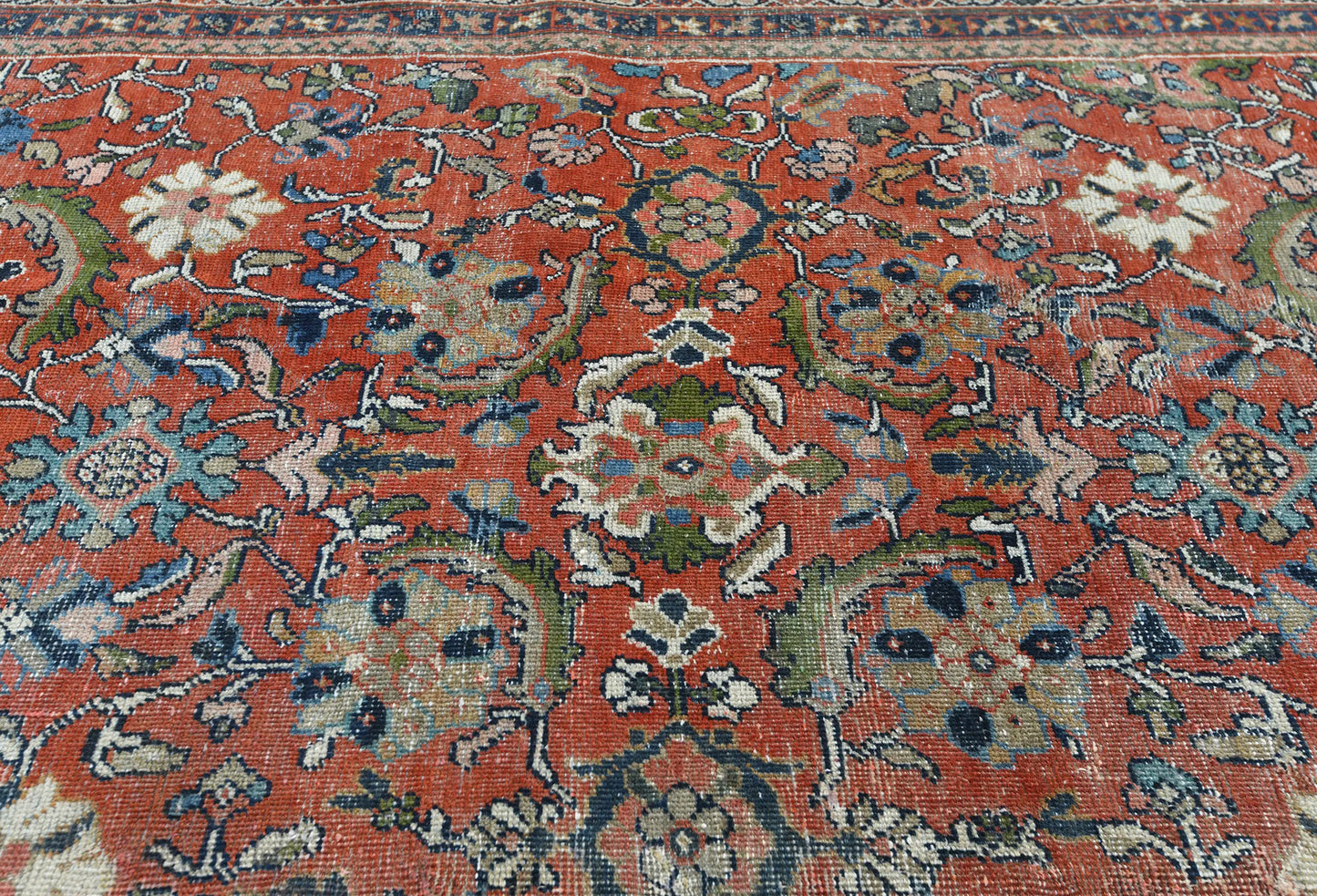 Antique Oversized Floral Vintage Style Oriental