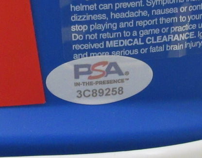 Saquon Barkley Signed Blue Sb Lix Full Size Authentic Helmet Eagles Psa 195227