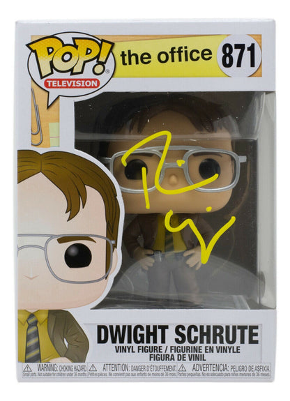 Rainn Wilson Signed Dwight Schrute The Office Funko Pop 871 Psa/Dna  Itp 160483