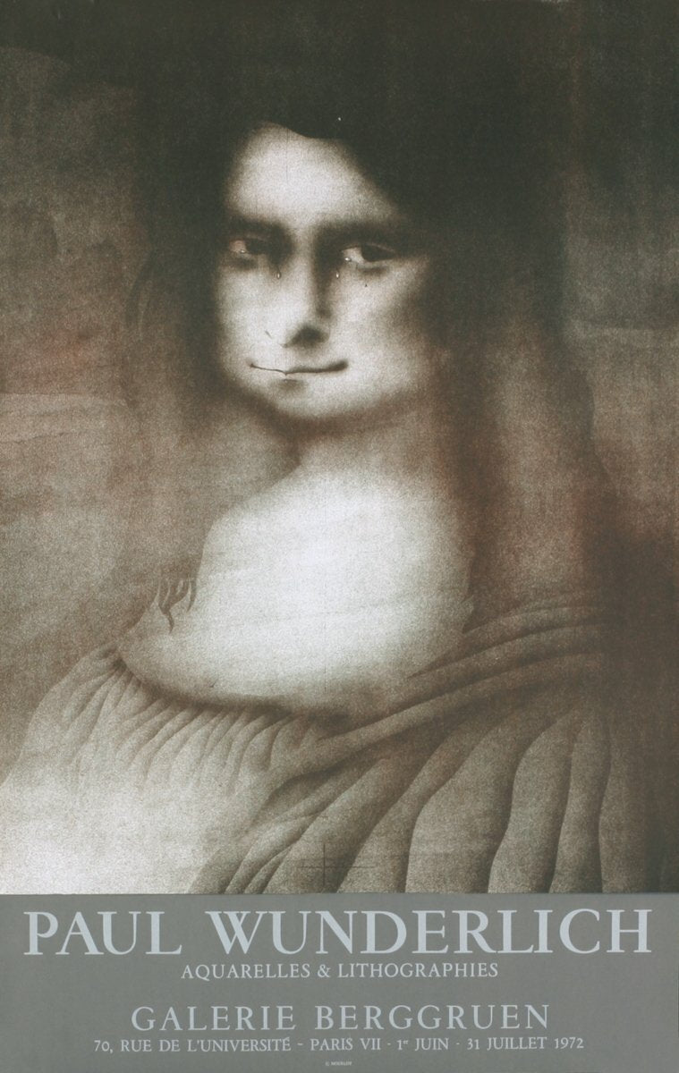 Paul Wunderlich Galerie Berggruen Tears " Lithograph Surreali