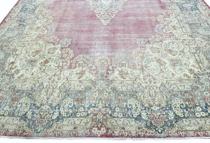 10X13 Ft Handmade Antique Distressed Oriental Rug