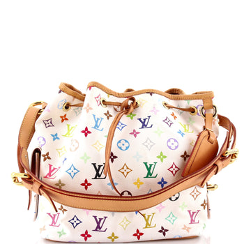 Louis Vuitton Petit Noe Handbag Monogram Multicolor