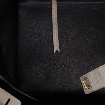 Celine Phantom Bag Crocodile Embossed Nubuck Medium