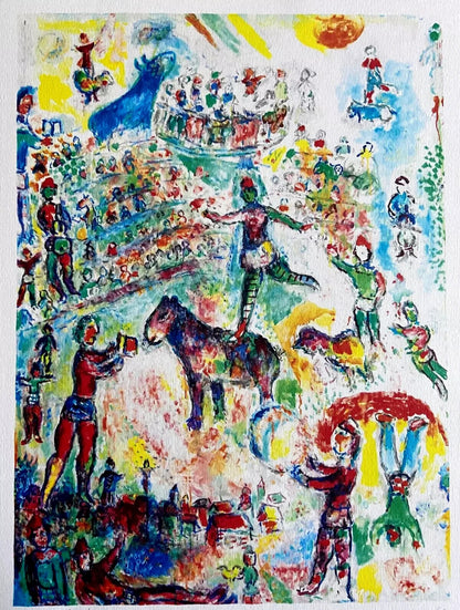Marc Chagall Lithograph Coa Signed Hand Numbered Limited ,