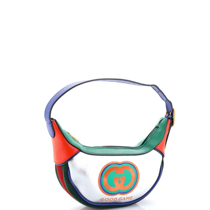 Gucci Good Game Ophidia Half Moon Bag Leather Mini