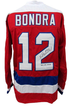 Peter Bondra Signed/Auto Washington Capitals Red