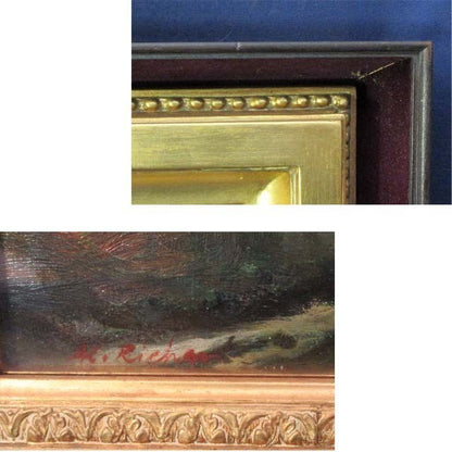 Alain Richard Landscape Original Oil Painting F4  Salon Dautomne Member