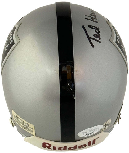Ted Hendricks Autographed Raiders Mini Helmet (Jsa)