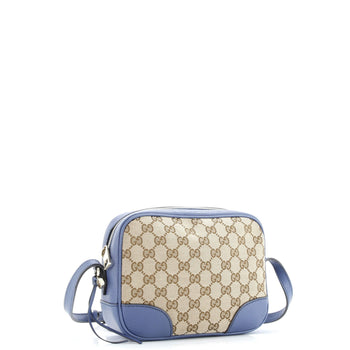 Gucci Bree Disco Crossbody Bag Gg Canvas With Leather Mini