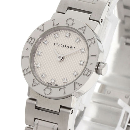 Bvlgari Bvlgari Bvlgari 12P Diamond Watches Bb23Ss Stainless Steel/Stainless...