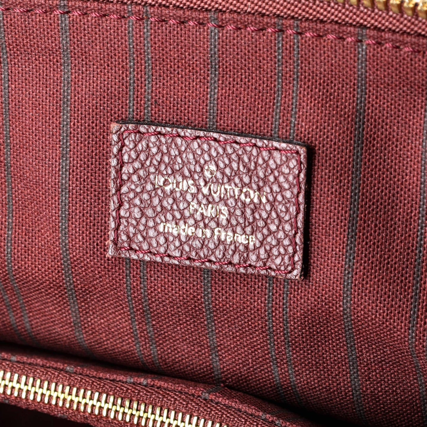 Louis Vuitton Lumineuse Handbag Monogram Empreinte Leather Pm