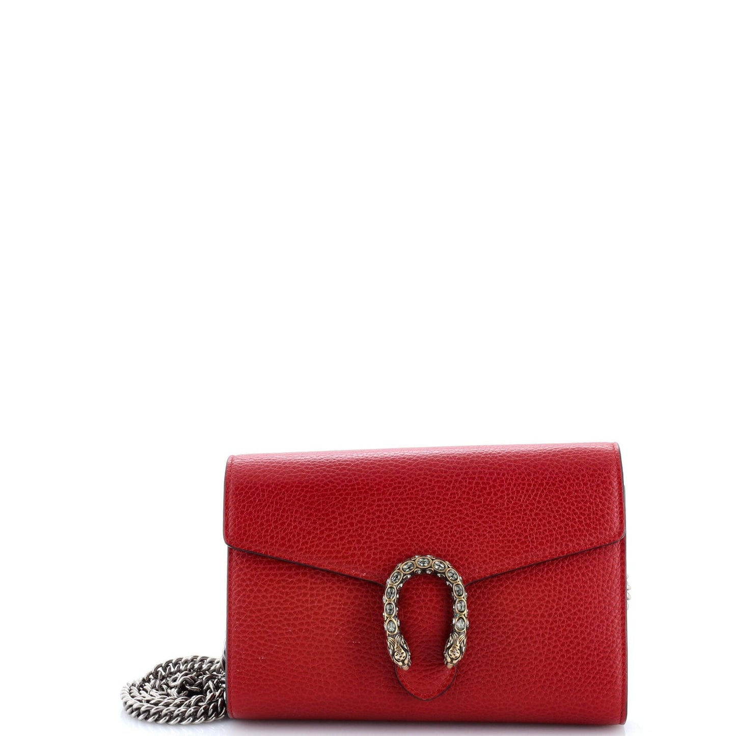 Gucci Dionysus Chain Wallet Leather With Embellished Detail Small