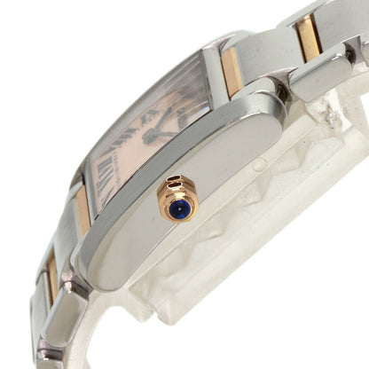 SSxK18PG CARTIER Tank francaise SM Watches W51027Q4 Stainless Steel/