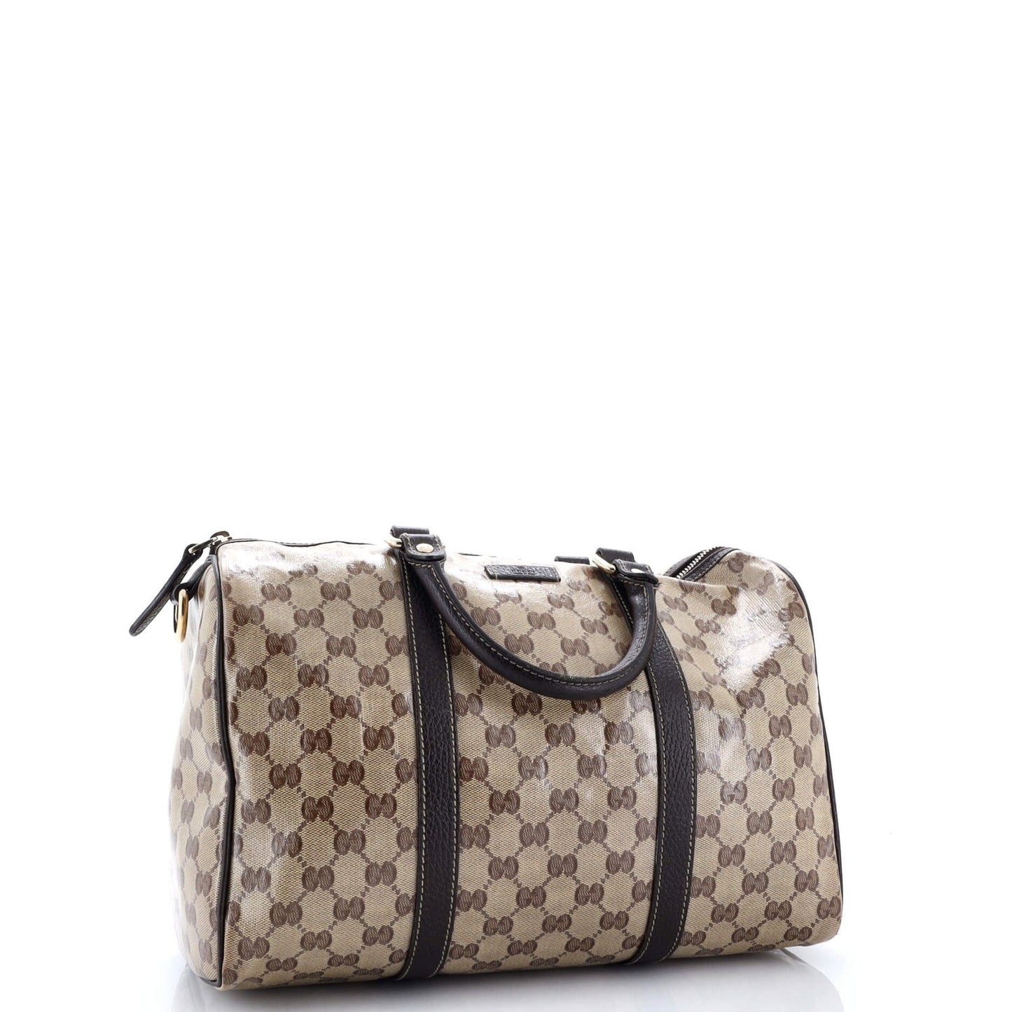 Gucci Joy Boston Bag Gg Coated Canvas Medium