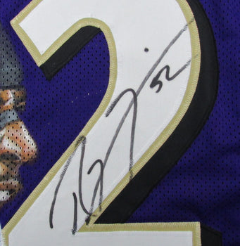 Ray Lewis Hof Signed/Auto Photo Football Jersey