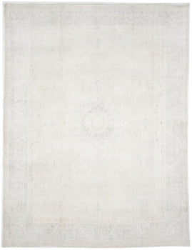 Antique Distressed Vintage Oriental Rug Muted