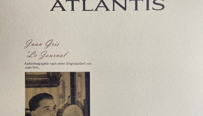 Juan Gris Lithograph Coa Numbered A Hand