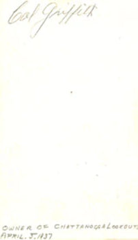 Cal Griffith Autograph/Signed 3X5 Postcard