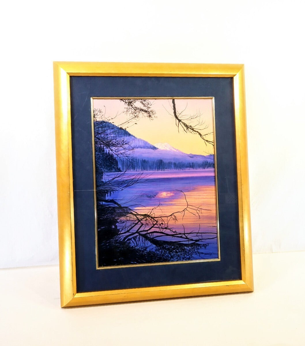 "Glacier Park Dusk" By David Maes Gallegos Signed Original Acrylic Painting