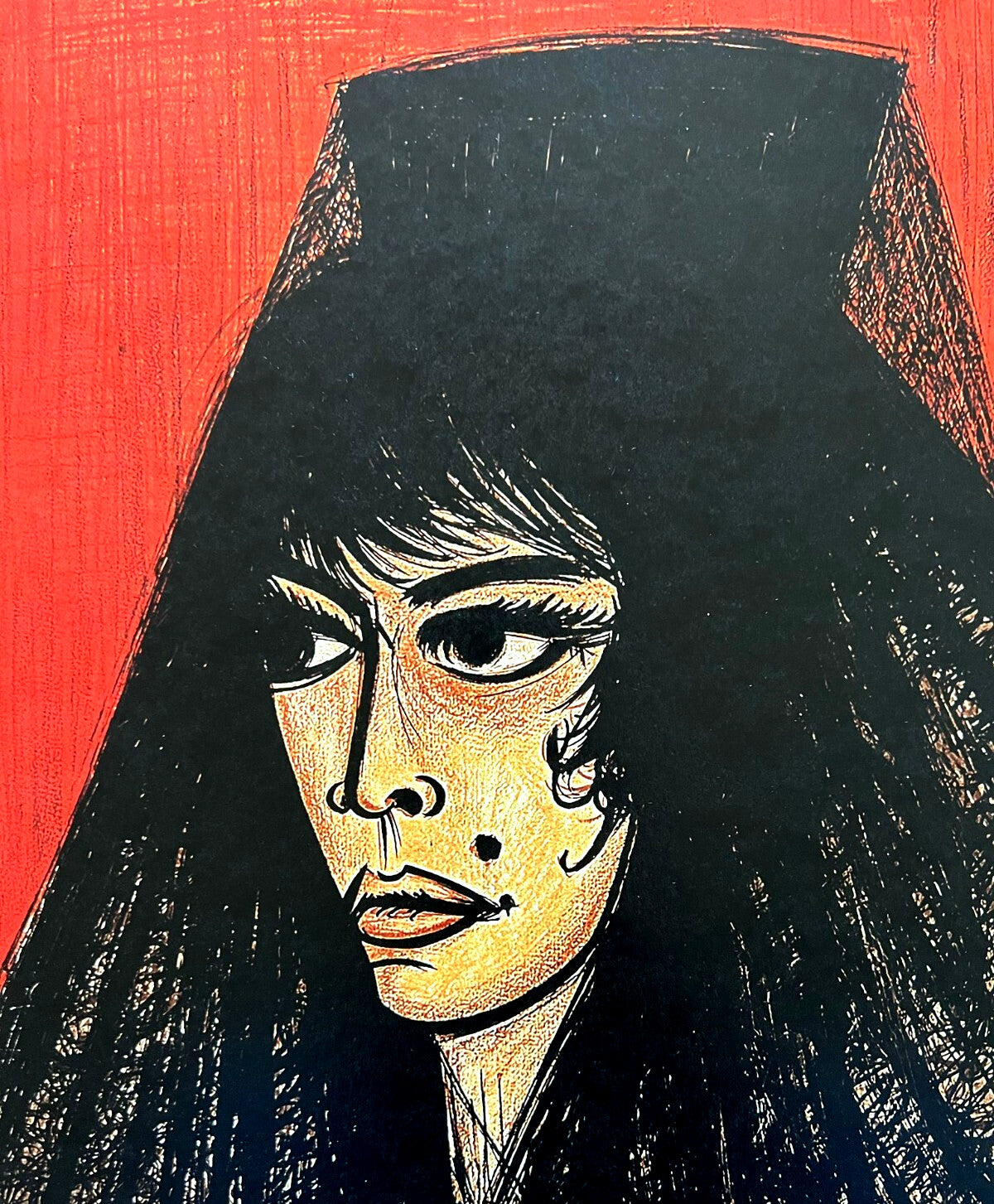 Bernard Buffet Lithograph Certified Coa Signed Op With Pen Numbered In Pencil