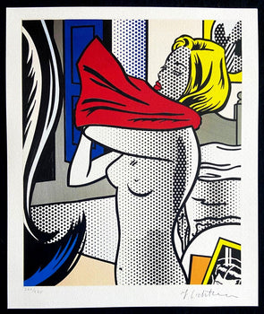 Roy Lichtenstein Lithograph Coa Signed Op Limited Edition