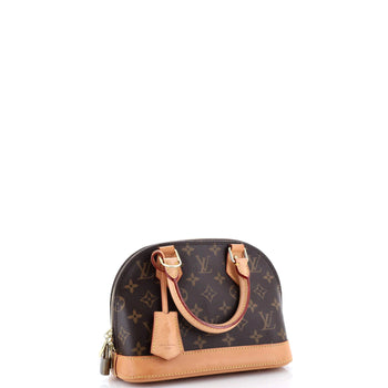Louis Vuitton Alma Handbag Monogram Canvas Bb