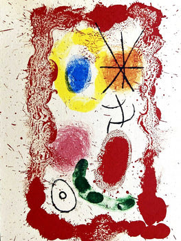 Joan Mir Lithograph Maeght - Hand Numbered - Published 1978