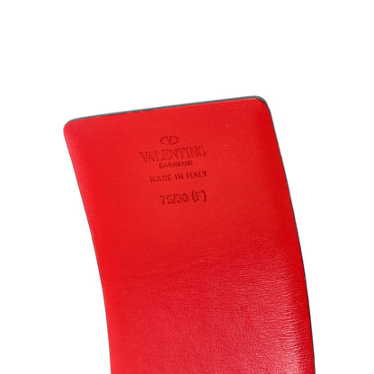 Valentino Garavani Vlogo Belt Leather Extra Wide