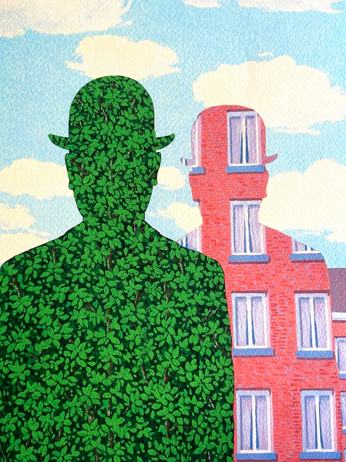 Ren Magritte Lithograph Coa Signed Numbered By