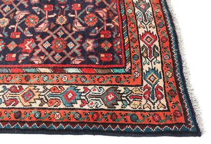 Plum Vintage Tribal Floral Sytle 4X11 Ft