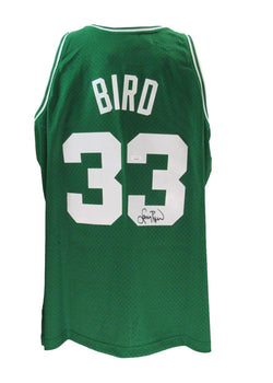 Larry Bird Hof Autographed Mitchell & Ness