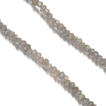 agete Necklace Labradorite 70cm Long 10K 416