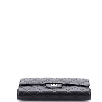 Chanel L-Flap Wallet Quilted Lambskin Long