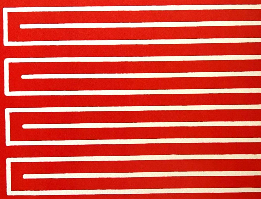 Donald Judd Lithograph Coa Signed Numbered Stamped (180 Ex)