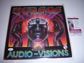 Steve Walsh Kansas Audio-Visions 4 Sigs Jsa/Coa