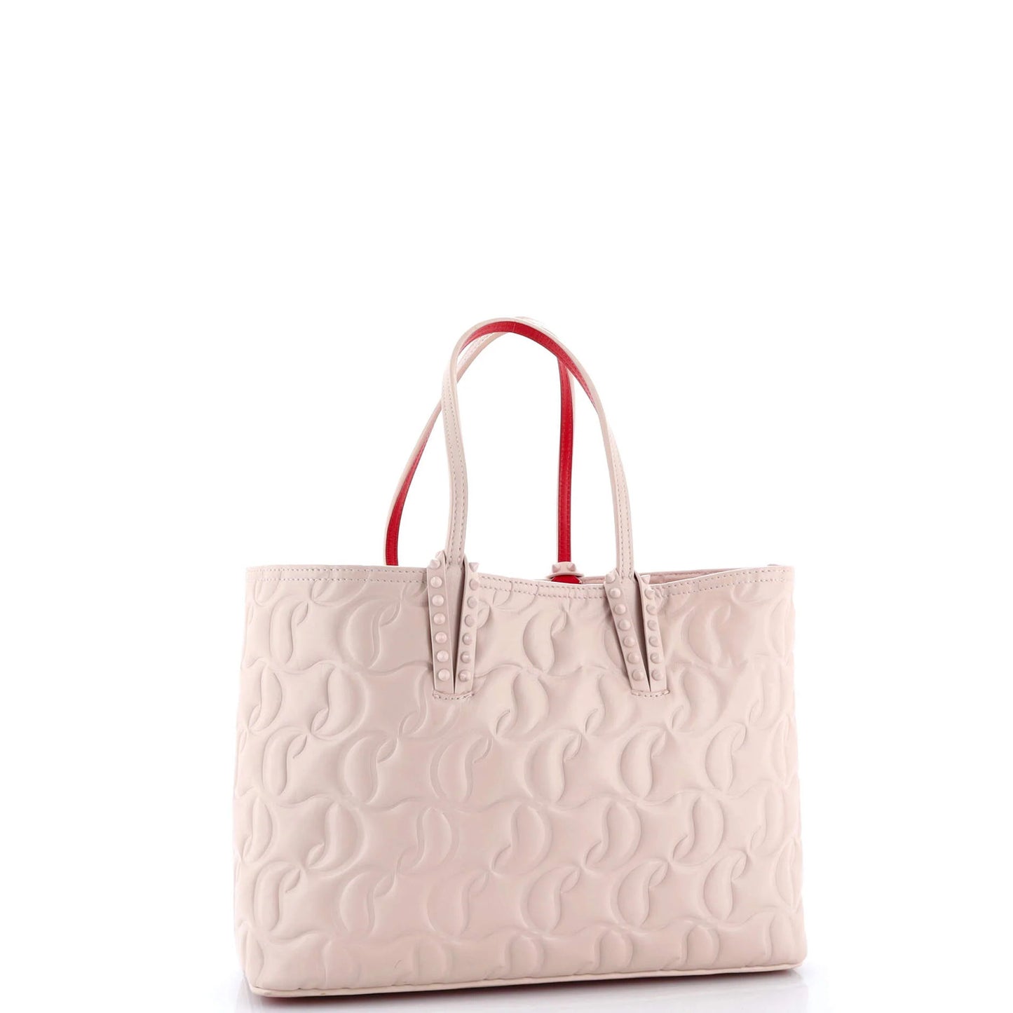 Christian Louboutin Cabata East West Tote Cl Embossed Leather Small