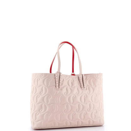 Christian Louboutin Cabata East West Tote Cl Embossed Leather Small