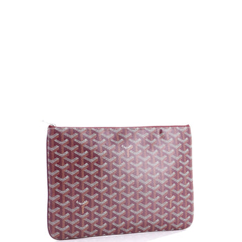 Goyard Senat Zip Pouch Coated Canvas Mm