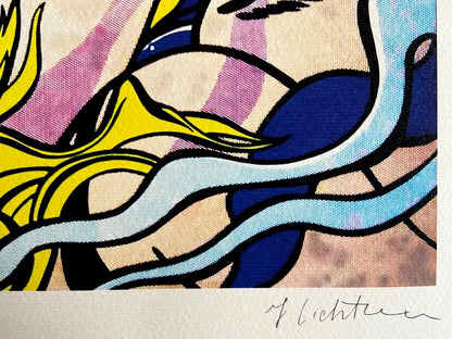 Roy Lichtenstein Lithograph Coa Signed Op Numbered Certified +