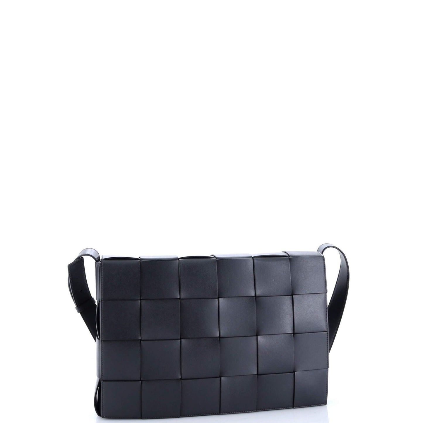 Bottega Veneta Cassette Messenger Bag Maxi Intrecciato Leather Medium